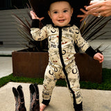 This Is My First Rodeo Baby Bamboo Zippy