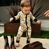This Is My First Rodeo Baby Bamboo Zippy